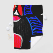 Serviette De Golf Graffiti 11 gtcnm (En situation)