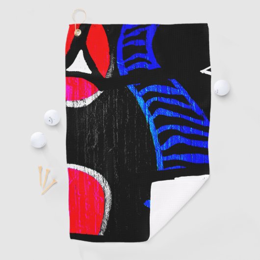 Serviette De Golf Graffiti 11 gtcnm (En situation)