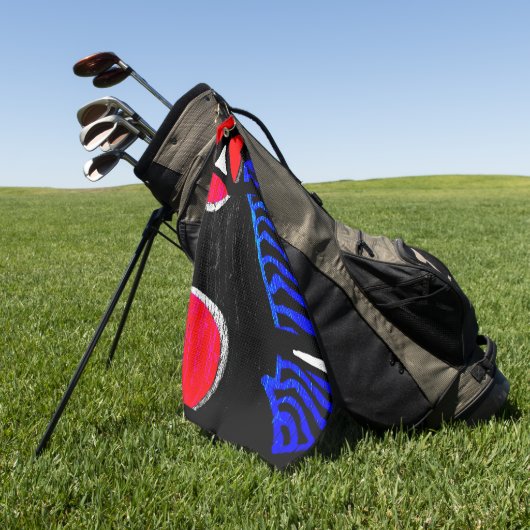 Serviette De Golf Graffiti 11 gtcnm (Vert)