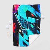 Serviette De Golf Graffiti 14 gtcna (En situation)