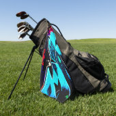 Serviette De Golf Graffiti 14 gtcna (Vert)