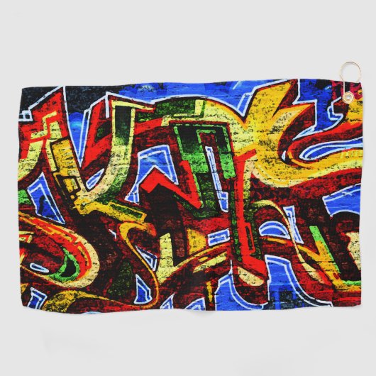 Serviette De Golf Graffiti 17 gtcnm (Horizontal)