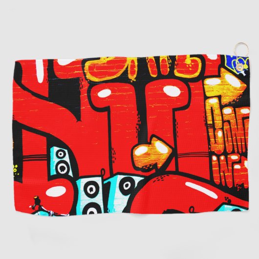 Serviette De Golf Graffiti 19 gtcnm (Horizontal)