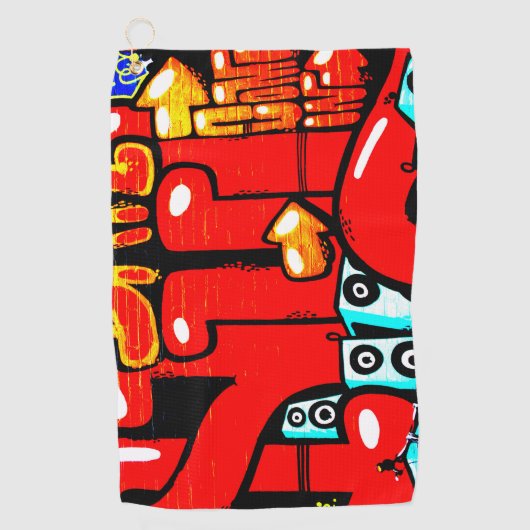 Serviette De Golf Graffiti 19 gtcnm (Devant)