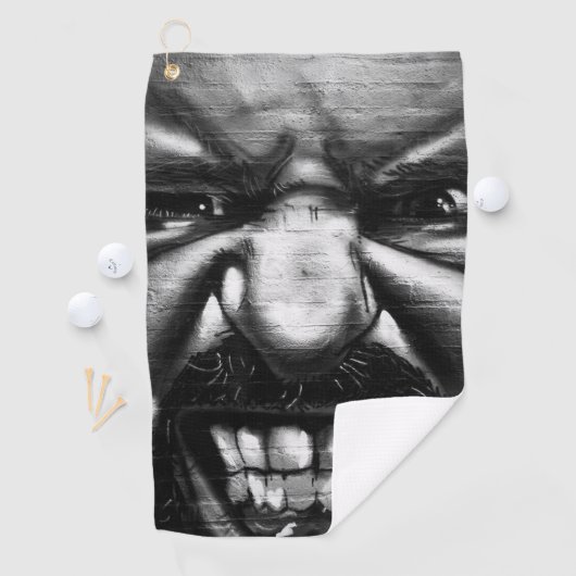 Serviette De Golf Graffiti 2 gtcna (En situation)