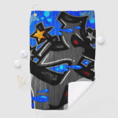Serviette De Golf Graffiti 3 gtcnm (En situation)