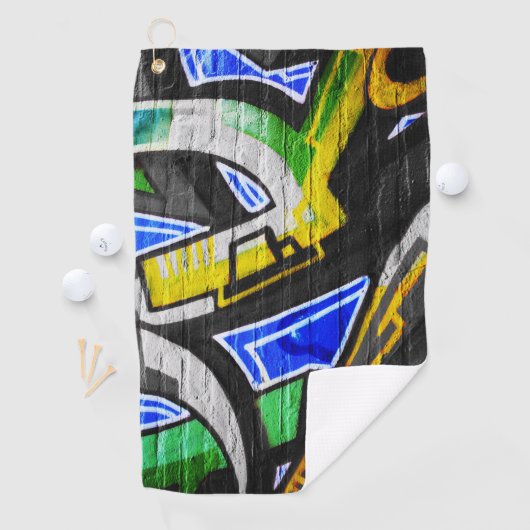 Serviette De Golf Graffiti 6 gtcna (En situation)