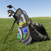 Serviette De Golf Graffiti 6 gtcna (Vert)