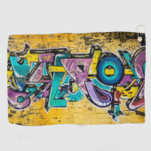 Serviette De Golf Graffiti, Grundarfjordur, Islande (Horizontal)