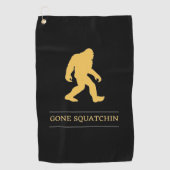 Serviette De Golf Grand Squatchin allé par pied drôle Sasquatch (Devant)