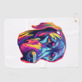 Serviette De Golf Grande conception Dane Neon (Horizontal)