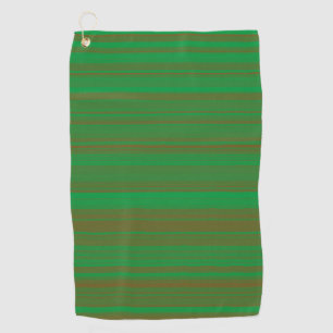 Serviette De Golf Grandes Brown vertes