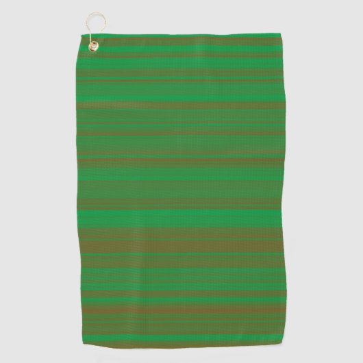 Serviette De Golf Grandes Brown vertes (Devant)