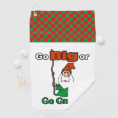 Serviette De Golf Grandes ou grandes, mignonnes, amusantes, prise de (En situation)