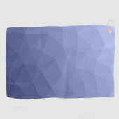 Serviette De Golf Gray Blue gradient geometric mesh pattern (Horizontal)