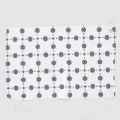 Serviette De Golf Gray Polka Dots, Polka Dot Pattern, Dots (Horizontal)