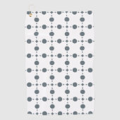 Serviette De Golf Gray Polka Dots, Polka Dot Pattern, Dots (Devant)