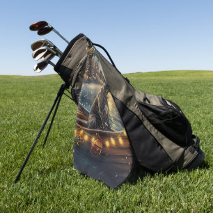 Serviette De Golf Great Dane Christmas Festive Voyage