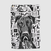 Serviette de golf Great Dane Dog (Devant)