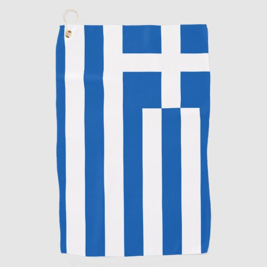 Serviette De Golf Greek flag (Devant)