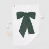 Serviette de golf Green Bow (En situation)