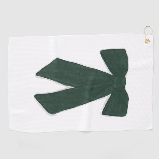 Serviette de golf Green Bow (Horizontal)