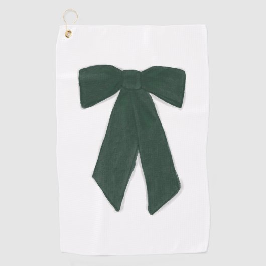 Serviette de golf Green Bow (Devant)