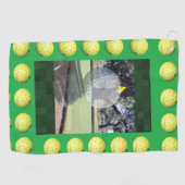 Serviette De Golf Green Golf Design, (Horizontal)
