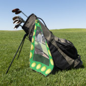 Serviette De Golf Green Golf Design, (Vert)