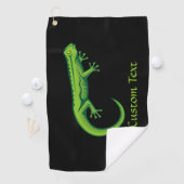 Serviette de golf Green Lizard (En situation)