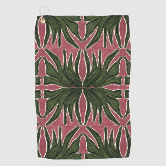 Serviette De Golf Green Palms  (Devant)