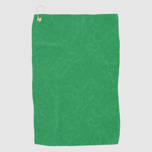 Serviette De Golf Green textured surface with  swirling pattern (Devant)