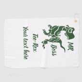 Serviette De Golf Green Trex le Boss Dino (Horizontal)