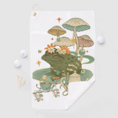 Serviette De Golf Grenouille (En situation)