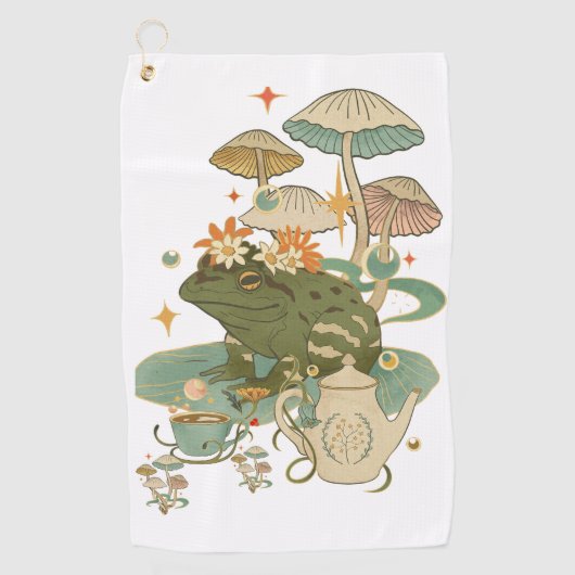 Serviette De Golf Grenouille (Devant)