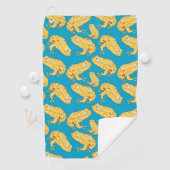 Serviette De Golf Grenouille jaune (En situation)