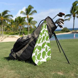 Serviette De Golf Grenouille verte