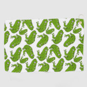 Serviette De Golf Grenouille verte (Horizontal)