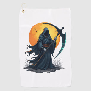 Serviette De Golf Grim Reaper avec Scythe - Scandale Chemise Hallowe