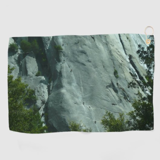 Serviette De Golf Grimpeurs sur El Capitan (Horizontal)