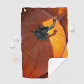 Serviette De Golf Grosse citrouille orange (En situation)