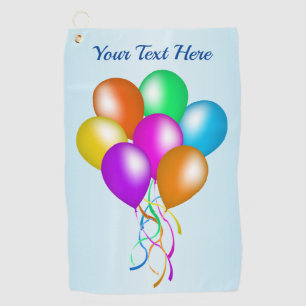 Serviette De Golf Groupe de ballons lumineux Festive Couleurs multip