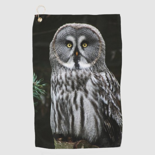 Serviette De Golf Gtcna Great Grey Owl (Devant)