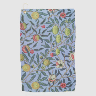 Serviette De Golf Guillaume Morris Fruit Pomegranate Blue Orament