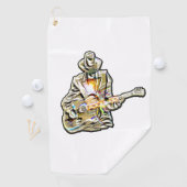Serviette De Golf Guitar Blues Mann - Sentez-le (En situation)