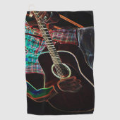 Serviette De Golf Guitare 1 gtcnm (Devant)