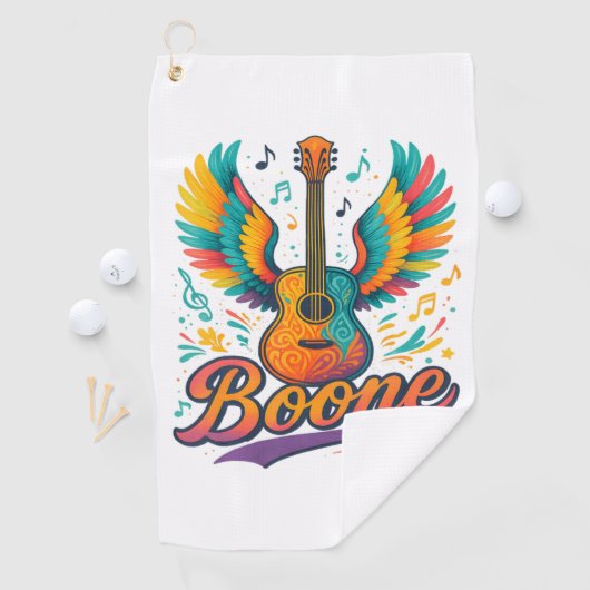 Serviette De Golf Guitare Boone (En situation)