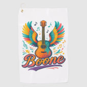 Serviette De Golf Guitare Boone (Devant)