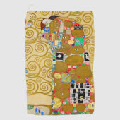 Serviette De Golf Gustav Klimt Exécution Nouveau Couple (Devant)