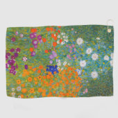 Serviette De Golf Gustav Klimt - Jardin des fleurs (Horizontal)